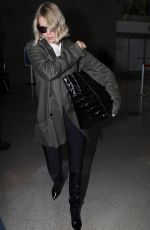 JANUARY JONES at Los Angeles Intenational Airport 09/27/2019