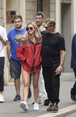JENNIFER FLANVIN, SOPHIA and Sylvester Stallone in Rome 09/02/2019