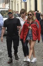 JENNIFER FLANVIN, SOPHIA and Sylvester Stallone in Rome 09/02/2019