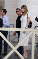 JENNIFER FLANVIN, SOPHIA and Sylvester Stallone in Rome 09/03/2019