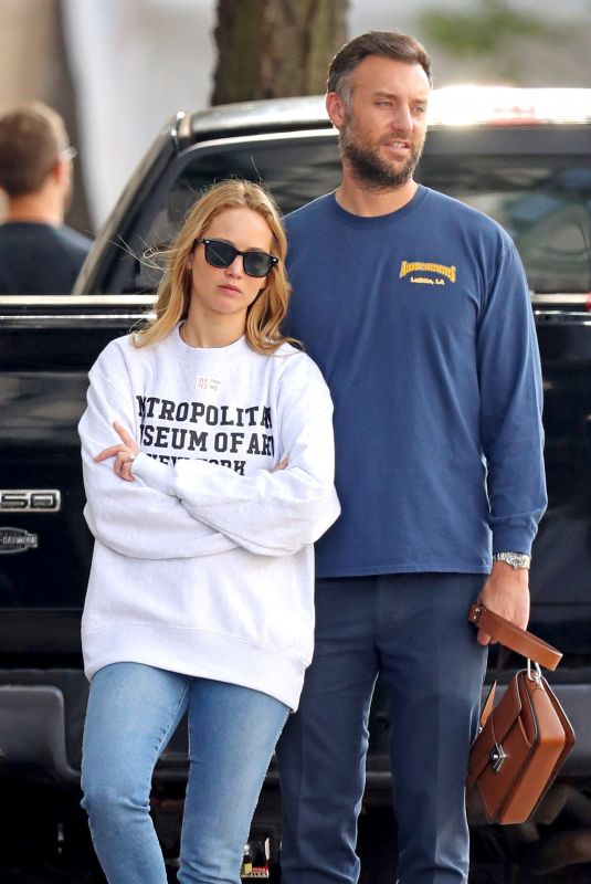 JENNIFER LAWRENCE and Cooke Maroney at Met Museum in New York 09/09/2019