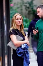 JENNIFER LAWRENCE and Cooke Maroney in New York 09/16/2019