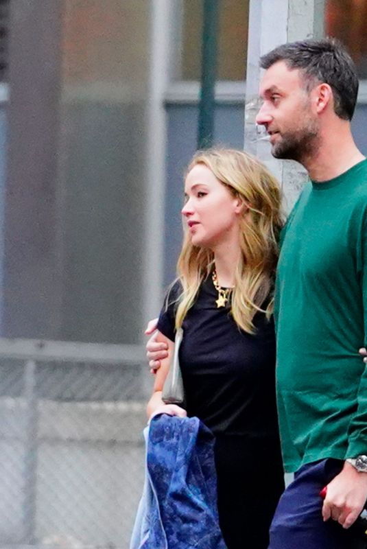 JENNIFER LAWRENCE and Cooke Maroney in New York 09/16/2019