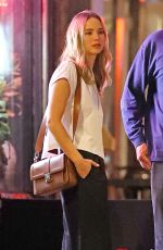 JENNIFER LAWRENCE and Cooke Maroney Night Out in New York 09/02/2019