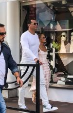 JENNIFER LOPEZ and Alex Rodriguez Out in Cannes 09/06/2019