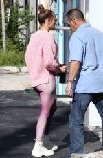 JENNIFER LOPEZ Arrives at a Gym in Miami 09/25/2019