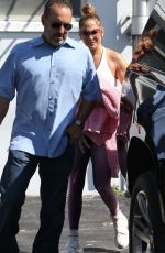 JENNIFER LOPEZ Arrives at a Gym in Miami 09/25/2019