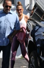 JENNIFER LOPEZ Arrives at a Gym in Miami 09/25/2019
