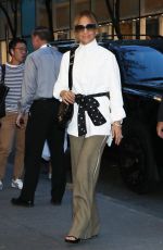 JENNIFER LOPEZ Arrives at Late Night with Seth Meyers in New York 09/11/2019
