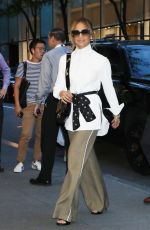 JENNIFER LOPEZ Arrives at Late Night with Seth Meyers in New York 09/11/2019