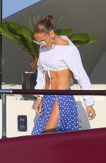 JENNIFER LOPEZ Arrives at Nikki Beach in St. Tropez 09/02/2019