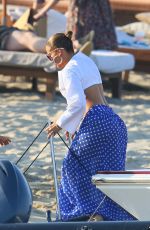 JENNIFER LOPEZ Arrives at Nikki Beach in St. Tropez 09/02/2019