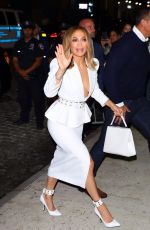 JENNIFER LOPEZ Arrives at Ultra Beauty for a Perfume Launch Party in New York 09/26/2019