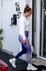 JENNIFER LOPEZ at a Private Yoga Class in Miami Beach 09/18/2019