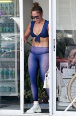 JENNIFER LOPEZ at a Private Yoga Class in Miami Beach 09/18/2019