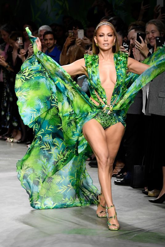 JENNIFER LOPEZ at Versace Runway Show at Milan Fashion Week 09/20/2019
