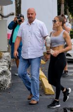 JENNIFER LOPEZ Heading to a Gym in Miami 09/14/2019