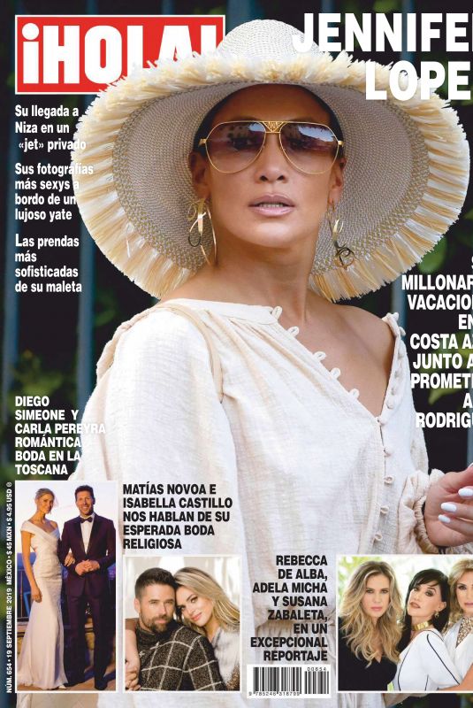 JENNIFER LOPEZ in Hola! Magazine, Mexico September 2019