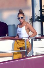 JENNIFER LOPEZ in Swimsuit at a Yacht in St. Tropez 09/03/2019
