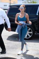 JENNIFER LOPEZ in Tights Heading to a Gym in Miami 09/12/2019