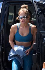 JENNIFER LOPEZ in Tights Heading to a Gym in Miami 09/12/2019
