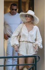 JENNIFER LOPEZ Out and About in St Tropez 09/04/2019