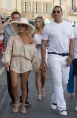 JENNIFER LOPEZ Out and About in St Tropez 09/04/2019