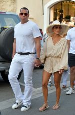 JENNIFER LOPEZ Out and About in St Tropez 09/04/2019