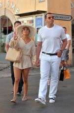JENNIFER LOPEZ Out and About in St Tropez 09/04/2019