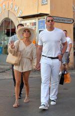 JENNIFER LOPEZ Out and About in St Tropez 09/04/2019