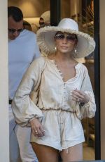 JENNIFER LOPEZ Out and About in St Tropez 09/04/2019