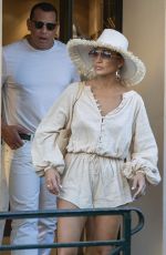 JENNIFER LOPEZ Out and About in St Tropez 09/04/2019