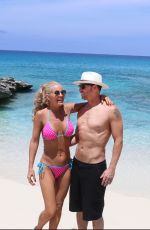 JENNY MCCARTHY in Bikini at a Beach in Turks and Caicos 08/31/2019
