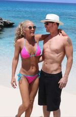 JENNY MCCARTHY in Bikini at a Beach in Turks and Caicos 08/31/2019