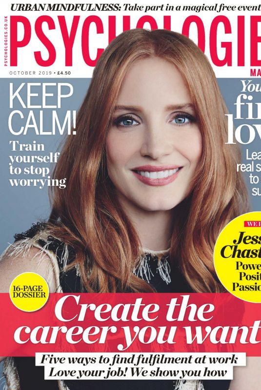 JESSICA CHASTAIN in Psychologies Magazine, UK October 2019