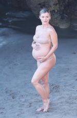 JOANNA KRUPA in Bikini at a Photoshoot on the Beach in Malibu 09/17/2019