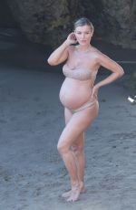 JOANNA KRUPA in Bikini at a Photoshoot on the Beach in Malibu 09/17/2019