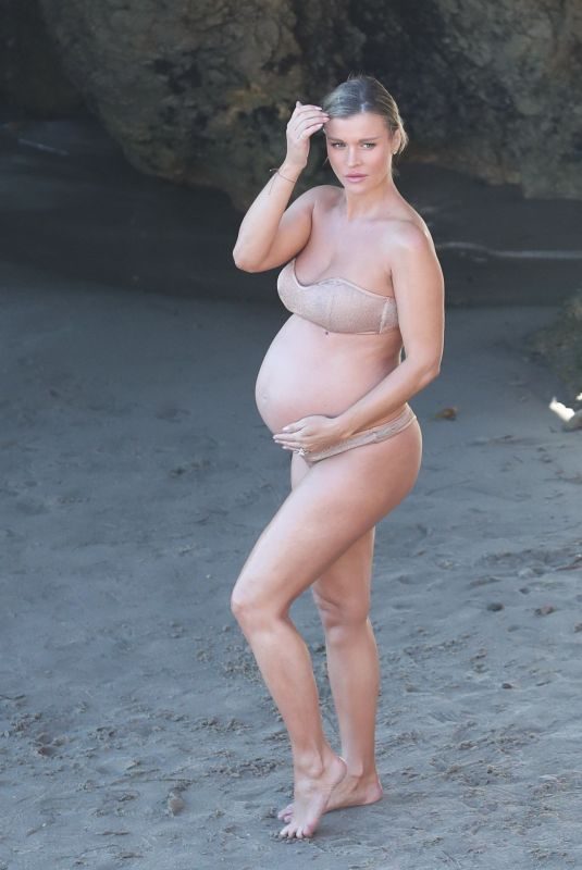 JOANNA KRUPA in Bikini at a Photoshoot on the Beach in Malibu 09/17/2019
