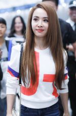 JOLIN TSAI at Shanghai Hongqiao International Airport 09/08/2019