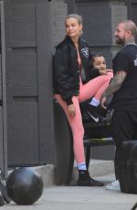 JOSEPHINE SKRIVER at Dogpound Gym in New York 09/07/2019