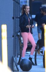 JOSEPHINE SKRIVER at Dogpound Gym in New York 09/07/2019