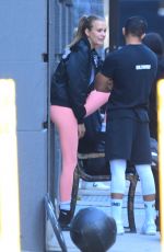 JOSEPHINE SKRIVER at Dogpound Gym in New York 09/07/2019