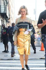 JULIA CHAN on the Set of Katy Keene Series in New York 09/23/2019