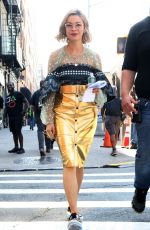 JULIA CHAN on the Set of Katy Keene Series in New York 09/23/2019
