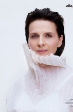 JULIETTE BINOCHE in Elle Magazine, Italy October 2019