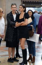 KAIA GERBER and CAMILA MENDES Out at Milan Fashion Week 09/21/2019