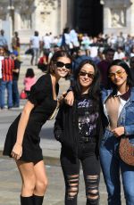 KAIA GERBER and CAMILA MENDES Out at Milan Fashion Week 09/21/2019