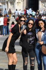 KAIA GERBER and CAMILA MENDES Out at Milan Fashion Week 09/21/2019