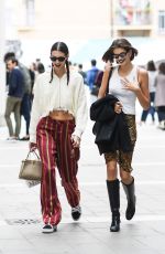 KAIA GERBER and VITTORIA CERETTI Out at Milan Fashion Week 09/18/2019