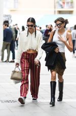 KAIA GERBER and VITTORIA CERETTI Out at Milan Fashion Week 09/18/2019